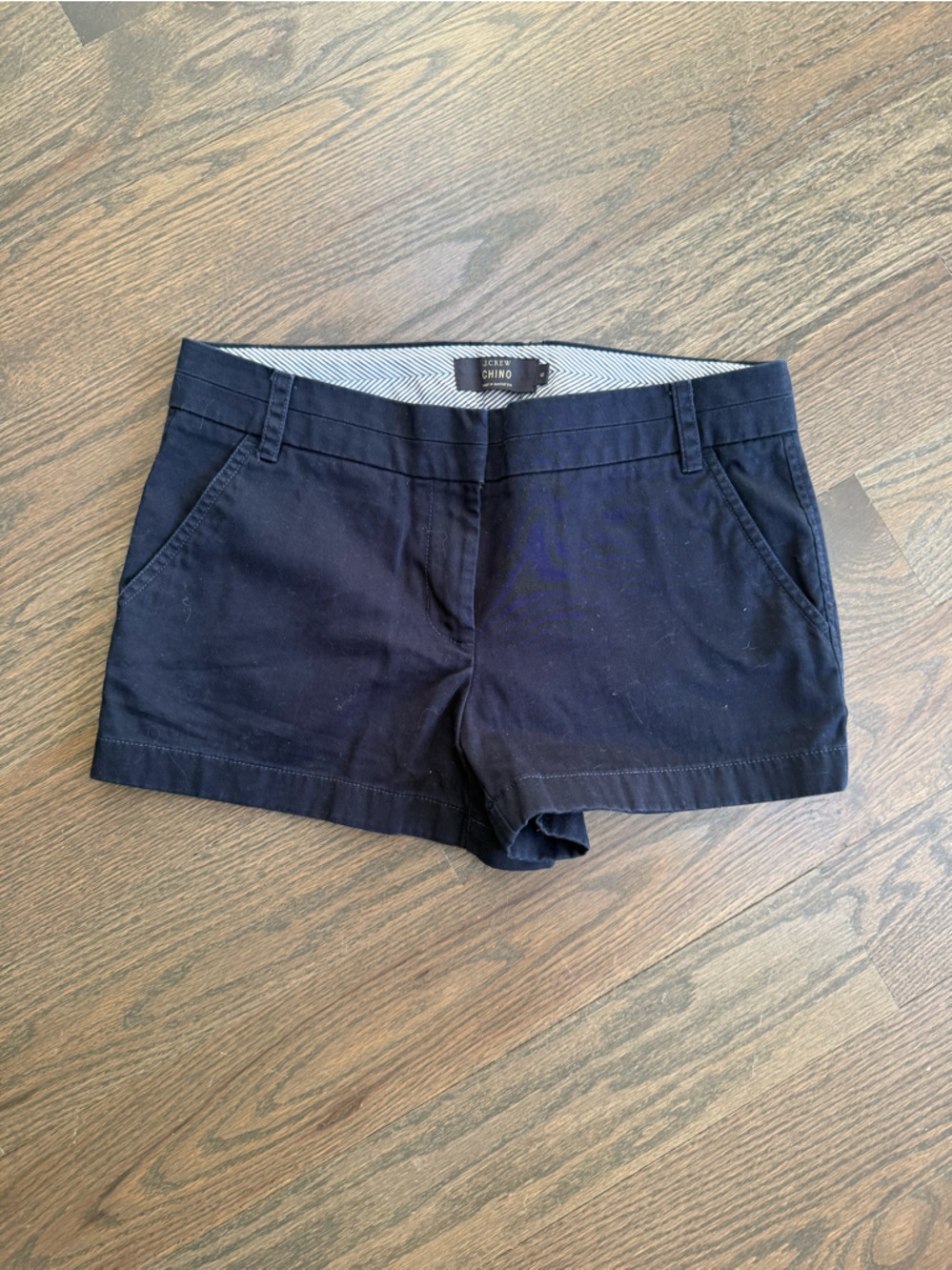 J. Crew Black Chino Cotton Shorts - Women's